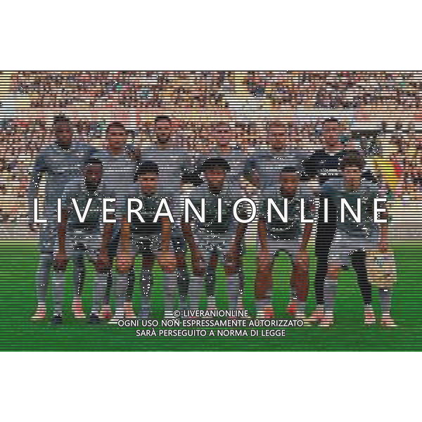 TVEM November 08, 2025 Lecce, Italy - US Lecce vs Hellas Verona - Italian soccer serie A 2025/26 - Via Del Mare Stadium. In the pic: Formazione Hellas Verona team line up ©TVEM Emmanuele Mastrodonato - AGENZIA ALDO LIVERANI SAS