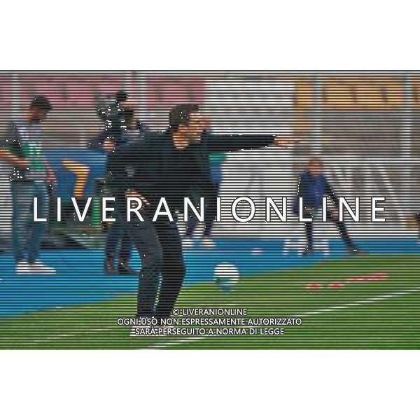 TVEM November 08, 2025 Lecce, Italy - US Lecce vs Hellas Verona - Italian soccer serie A 2025/26 - Via Del Mare Stadium. In the pic: coach Eusebio Di Francesco of US Lecce ©TVEM Emmanuele Mastrodonato - AGENZIA ALDO LIVERANI SAS