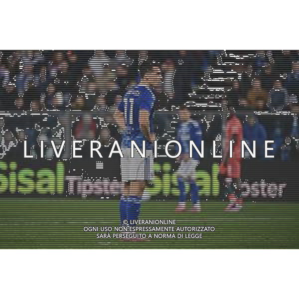 TVRG Como vs Cagliari nella foto delusione Anastasios Tasos Douvikas (Como) Como 08-11-2025 Stadio Giuseppe Sinigaglia Como vs Cagliari Campionato Serie A Enilive - 11a giornata foto Roberto Garavaglia/Agenzia Aldo Liverani sas