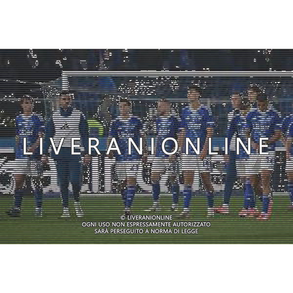 TVRG Como vs Cagliari nella foto delusione giocatori Como a fine gara Como 08-11-2025 Stadio Giuseppe Sinigaglia Como vs Cagliari Campionato Serie A Enilive - 11a giornata foto Roberto Garavaglia/Agenzia Aldo Liverani sas