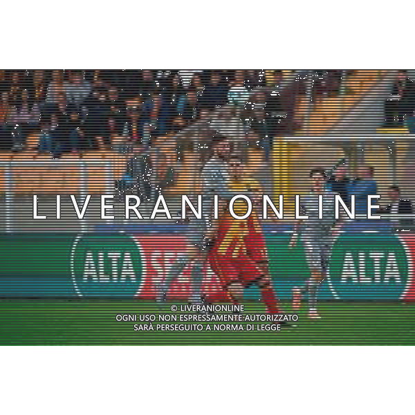 TVEM November 08, 2025 Lecce, Italy - US Lecce vs Hellas Verona - Italian soccer serie A 2025/26 - Via Del Mare Stadium. In the pic: Roberto Gagliardini of Hellas Verona in action against Nikola Stulic of US Lecce ©TVEM Mastrodonato Emmanuele - AGENZIA ALDO LIVERANI SAS