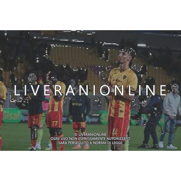 TVPG US Lecce vs Hellas Verona FC nella foto Gabriel Tiago sotto la curva dopo la partita (Us Lecce) Lecce (ITA) 08-11 -2025 Stadio “E. Giardiniero” Via del Mare - Undicesima Giornata Serie A EniLive 2025/26 ©TVPG GOLIA PASQUALE - AGENZIA ALDO LIVERANI SAS