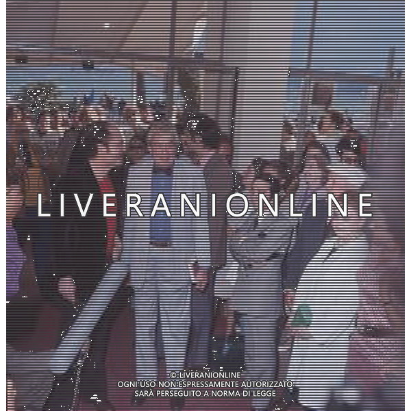 DIAP-RETROSPETTIVA JOHN HUSTON REGISTA NELLA FOTO JOHN HUSTON A CANNES AG ALDO LIVERANI SAS