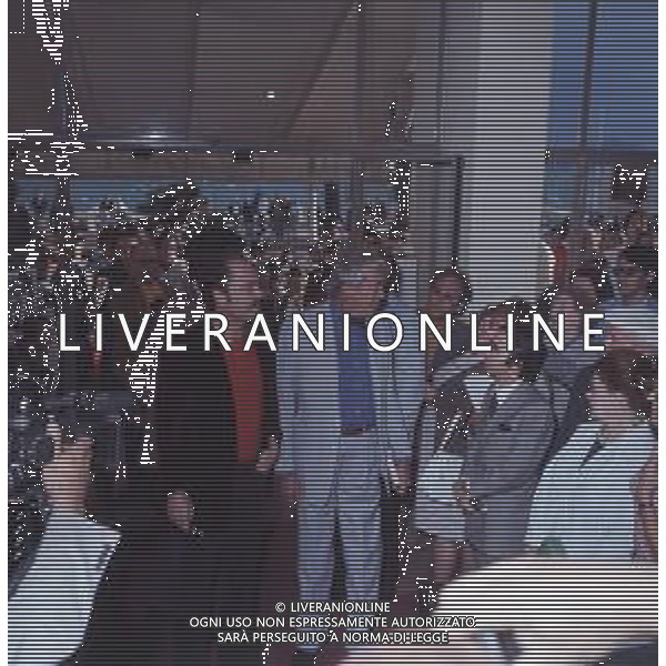 DIAP-RETROSPETTIVA JOHN HUSTON REGISTA NELLA FOTO JOHN HUSTON A CANNES AG ALDO LIVERANI SAS
