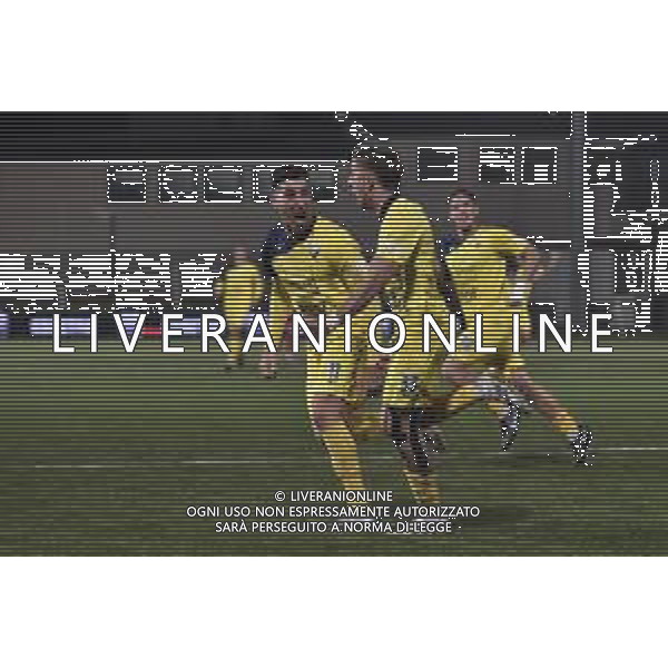 Pianese vs Rimini Campionato Serie C Sky Wifi - 13 Giornata Stadio Comunale - Piancastagnaio 08-11-2025 nella foto Esultanza Coccia e Bellini Foto di Federico Gaetano - ag.Aldo Liverani- AGENZIA ALDO LIVERANI SAS