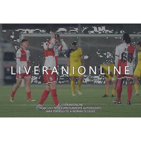 Pianese vs Rimini Campionato Serie C Sky Wifi - 13 Giornata Stadio Comunale - Piancastagnaio 08-11-2025 nella foto Delusione finale Rimini Foto di Federico Gaetano - ag.Aldo Liverani- AGENZIA ALDO LIVERANI SAS