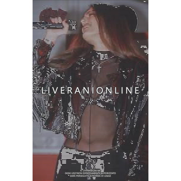 DIAP-RETROSPETTIVA ROSITA CELENTANO CONDUTTRICE TELEVISIVA E ATTRICE NELLA FOTO ROSITA CELENTANO A MILANO NELL\'ANNO 1996 AG ALDO LIVERANI SAS