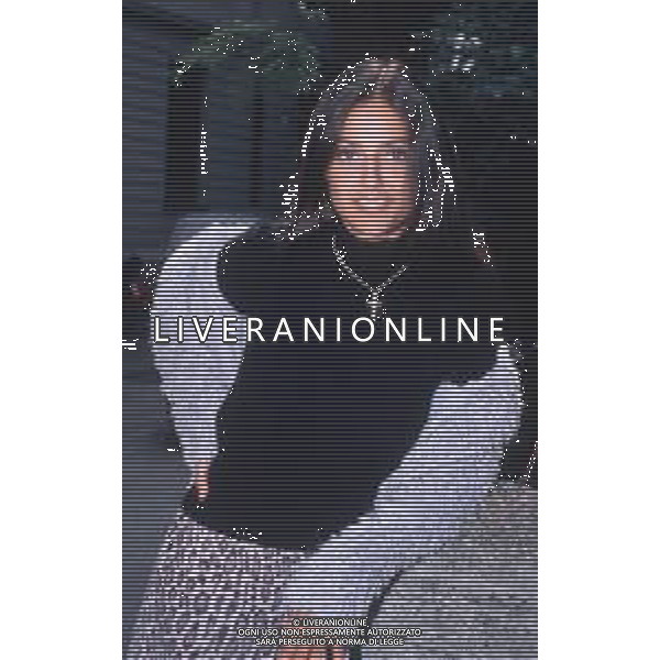 DIAP-RETROSPETTIVA ROSITA CELENTANO CONDUTTRICE TELEVISIVA E ATTRICE NELLA FOTO ROSITA CELENTANO A MILANO NELL\'ANNO 1996 AG ALDO LIVERANI SAS