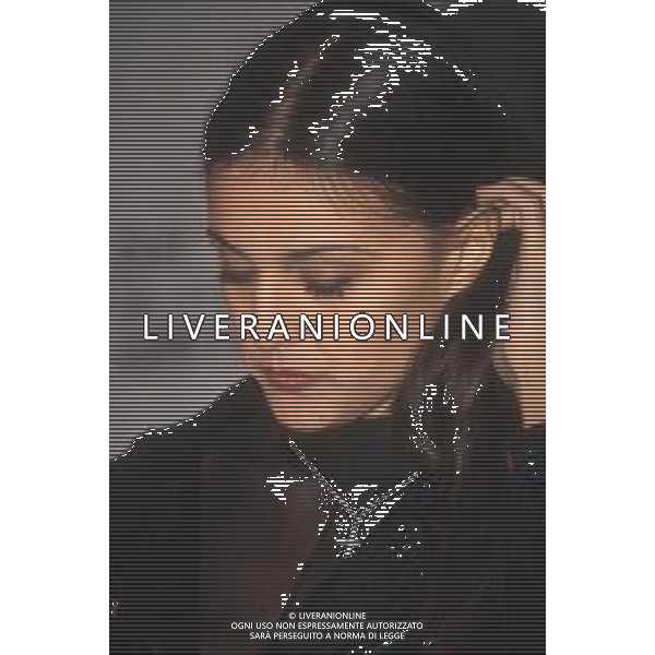 DIAP-RETROSPETTIVA ROSITA CELENTANO CONDUTTRICE TELEVISIVA E ATTRICE NELLA FOTO ROSITA CELENTANO A MILANO NELL\'ANNO 1996 AG ALDO LIVERANI SAS