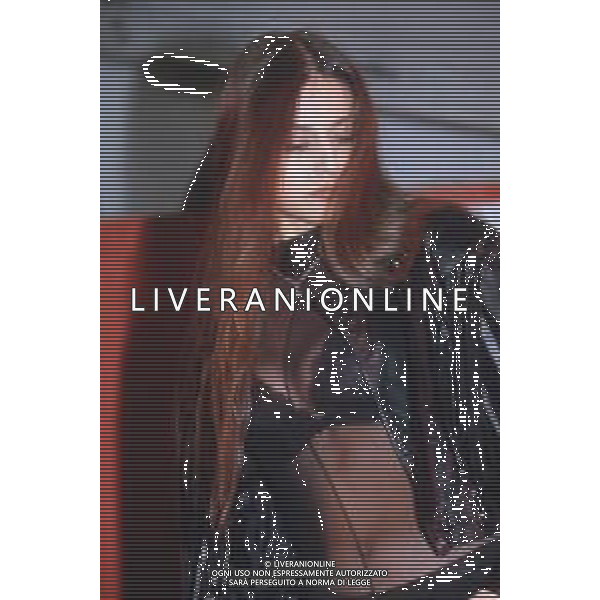 DIAP-RETROSPETTIVA ROSITA CELENTANO CONDUTTRICE TELEVISIVA E ATTRICE NELLA FOTO ROSITA CELENTANO A MILANO NELL\'ANNO 1996 AG ALDO LIVERANI SAS