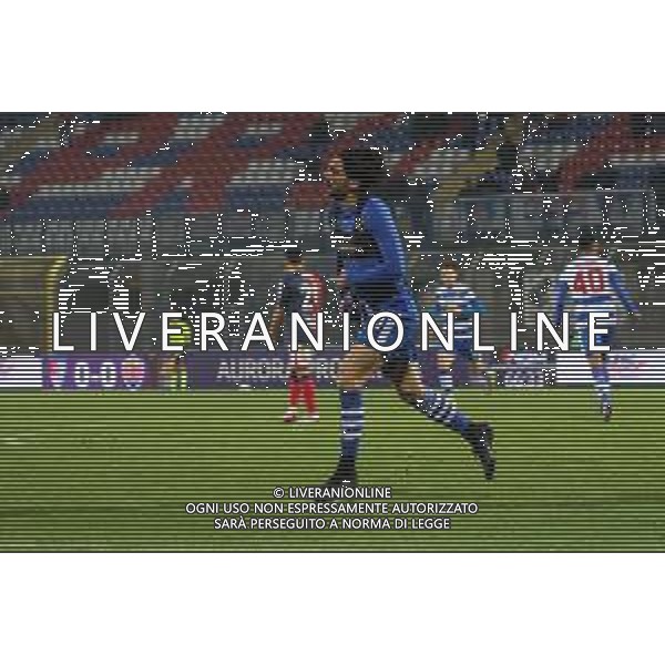 TVRCOR – Pro Patria vs Lumezzane – Serie C – 13a giornata Campionato Calcio Serie C Lega Pro Busto Arsizio (VA) 08-11-2025 Stadio Carlo Speroni nella foto goal ed esultanza Pro Patria dopo il goal di Ferdinando Mastroianni ©TVRCOR Roberta Corradin - AGENZIA ALDO LIVERANI SAS