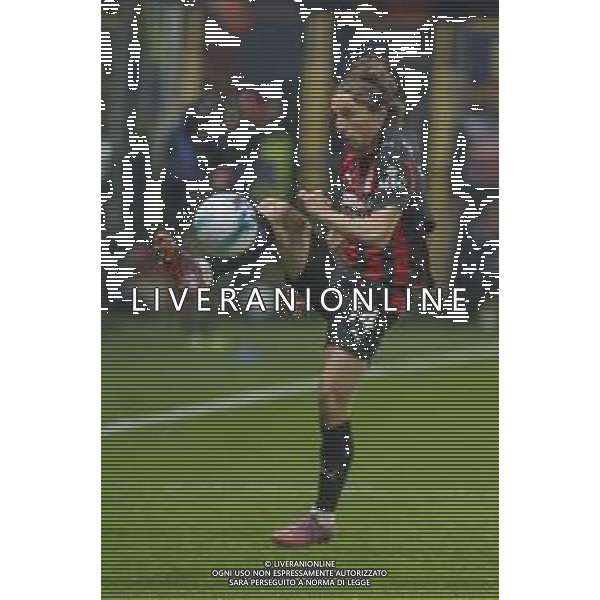 Luka Modric of AC Milan play the ball during Parma Calcio vs AC Milan, 11° Serie A Enilive 2025-26 game at Ennio Tardini stadium in Parma (PR), Italy, on November 08, 2025. (Photo by Davide Casentini)- AGENZIA ALDO LIVERANI SAS