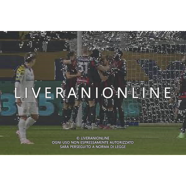 Rafael Leao of AC Milan celebrates after scoring during Parma Calcio vs AC Milan, 11° Serie A Enilive 2025-26 game at Ennio Tardini stadium in Parma (PR), Italy, on November 08, 2025. (Photo by Davide Casentini)- AGENZIA ALDO LIVERANI SAS