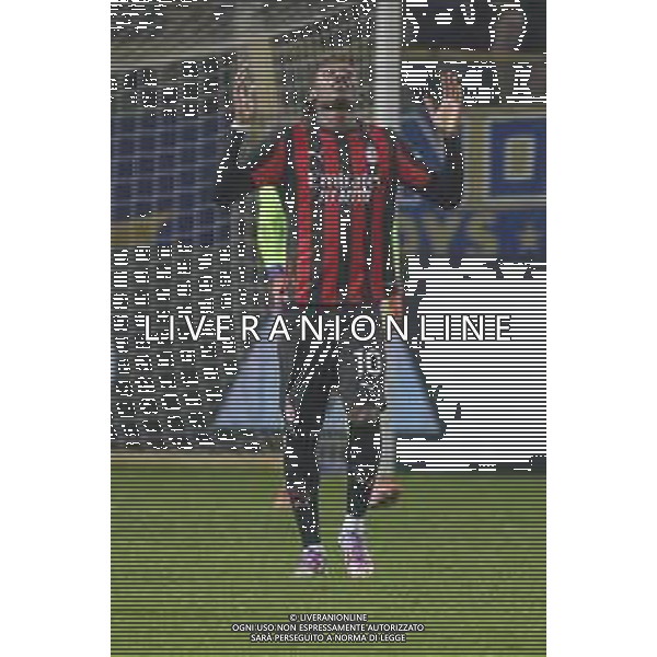 Rafael Leao of AC Milan celebrates after scoring during Parma Calcio vs AC Milan, 11° Serie A Enilive 2025-26 game at Ennio Tardini stadium in Parma (PR), Italy, on November 08, 2025. (Photo by Davide Casentini)- AGENZIA ALDO LIVERANI SAS