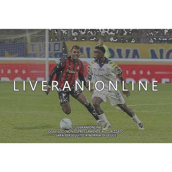 Rafael Leao, Mandela Keita during Parma Calcio vs AC Milan, 11° Serie A Enilive 2025-26 game at Ennio Tardini stadium in Parma (PR), Italy, on November 08, 2025. (Photo by Davide Casentini)- AGENZIA ALDO LIVERANI SAS