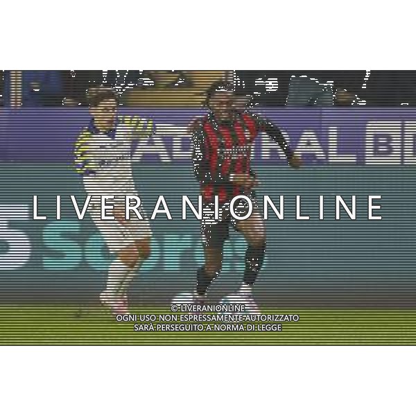 Rafael Leao of AC Milan play the ball during Parma Calcio vs AC Milan, 11° Serie A Enilive 2025-26 game at Ennio Tardini stadium in Parma (PR), Italy, on November 08, 2025. (Photo by Davide Casentini)- AGENZIA ALDO LIVERANI SAS