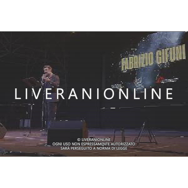 Roma 7 Novembre 2025 "VENART TOGETHER - IL GRANDE CONCERTO D\'ARTE E SOLIDARIETA\'" Nella Foto: Fabrizio Gifuni Foto credit: Andrea Bracaglia AG ALDO LIVERANI SAS