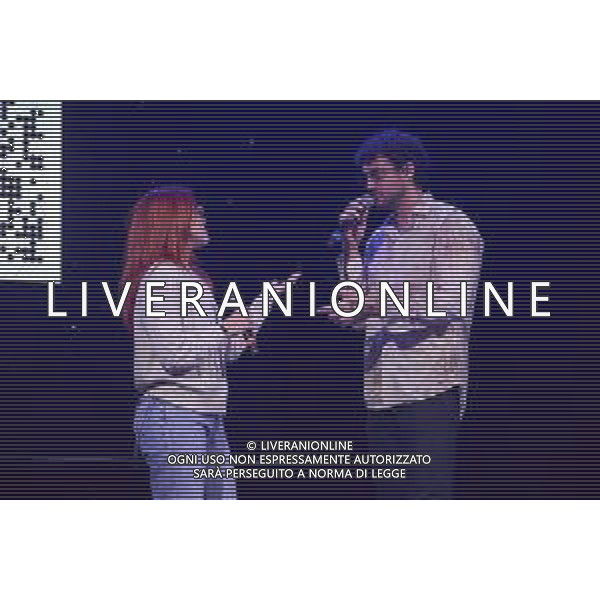 Roma 7 Novembre 2025 "VENART TOGETHER - IL GRANDE CONCERTO D\'ARTE E SOLIDARIETA\'" Nella Foto: Carl Brave, Noemi Foto credit: Andrea Bracaglia AG ALDO LIVERANI SAS