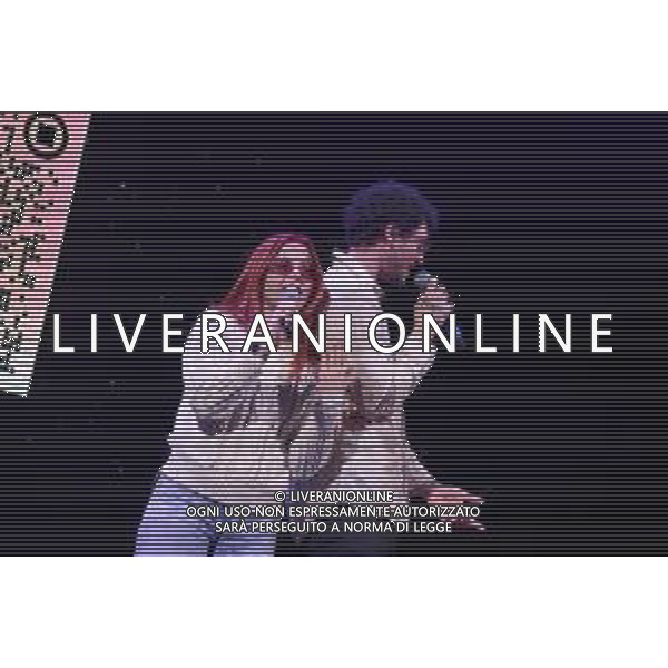 Roma 7 Novembre 2025 "VENART TOGETHER - IL GRANDE CONCERTO D\'ARTE E SOLIDARIETA\'" Nella Foto: Carl Brave, Noemi Foto credit: Andrea Bracaglia AG ALDO LIVERANI SAS