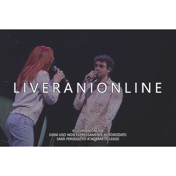 Roma 7 Novembre 2025 "VENART TOGETHER - IL GRANDE CONCERTO D\'ARTE E SOLIDARIETA\'" Nella Foto: Carl Brave, Noemi Foto credit: Andrea Bracaglia AG ALDO LIVERANI SAS