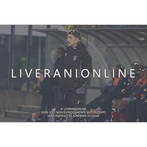 TVRCOR – Pro Patria vs Lumezzane – Serie C – 13a giornata Campionato Calcio Serie C Lega Pro Busto Arsizio (VA) 08-11-2025 Stadio Carlo Speroni nella foto Leandro Greco allenatore Pro Patria ©TVRCOR Corradin Roberta - AGENZIA ALDO LIVERANI SAS