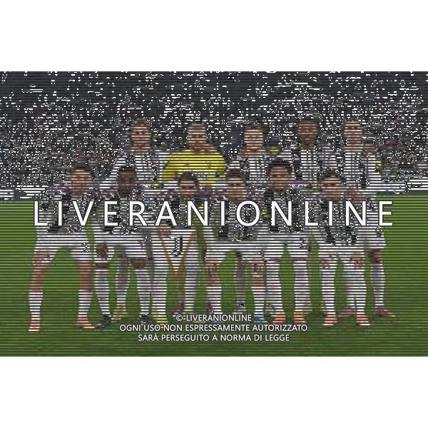 Torino 08.11.2025 Allianz Stadium @Manuela Viganti /Ag. Aldo Liverani sas Juventus vs Torino Campionato Calcio Serie A Enilive 2025/2026 11a giornata Nella foto: la formazione della juventus da sx versodx: daniele rugani, michele di gregorio, teun koopmeiners, khephren thuram, dusan vlahovic,andrea cambiaso, pierre kalulu, manuel locatelli, kenan yildiz, weston mckennie, francisco conceicao