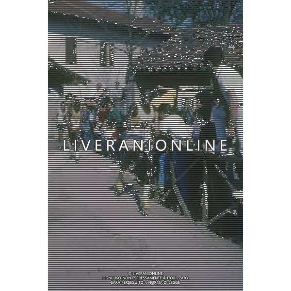 DIAP-RETROSPETTIVA JOHN NGUGI ATLETA NELLA FOTO JOHN NGUGI PARTECIPA ALLA MANIFESTAZIONE DELLA 5 MULINI NELL\'ANNO 1989 AG ALDO LIVERANI SAS