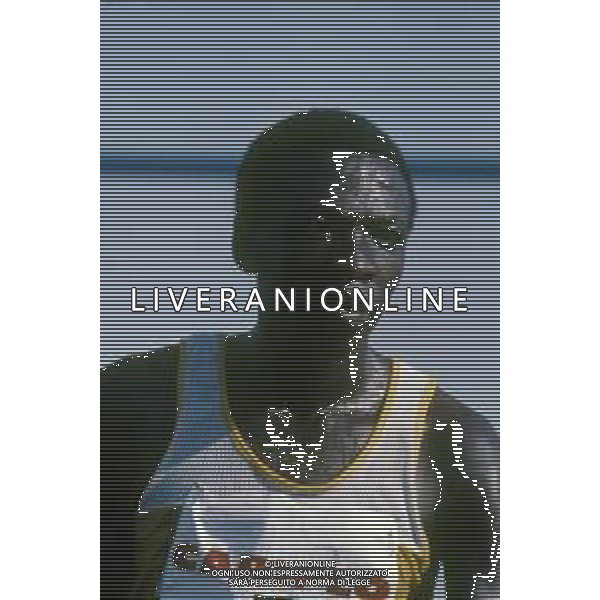 DIAP-RETROSPETTIVA JOHN NGUGI ATLETA NELLA FOTO JOHN NGUGI PARTECIPA ALLA MANIFESTAZIONE DELLA 5 MULINI NELL\'ANNO 1989 AG ALDO LIVERANI SAS