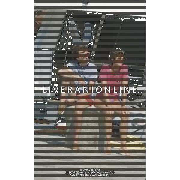 DIAP-RETROSPETTIVA LUCA CORDERO DI MONTEZEMOLO IMPRENDITORE E DIRIGENTE D\'AZIENDA NELLA FOTO LUCA CORDERO DI MONTEZEMOLO IN SARDEGNA NELL\'ANNO 1979 FOTO ENRICO LIVERANI-AG ALDO LIVERANI SAS