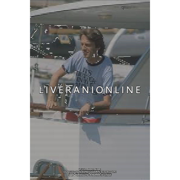 DIAP-RETROSPETTIVA LUCA CORDERO DI MONTEZEMOLO IMPRENDITORE E DIRIGENTE D\'AZIENDA NELLA FOTO LUCA CORDERO DI MONTEZEMOLO IN SARDEGNA NELL\'ANNO 1979 FOTO ENRICO LIVERANI-AG ALDO LIVERANI SAS