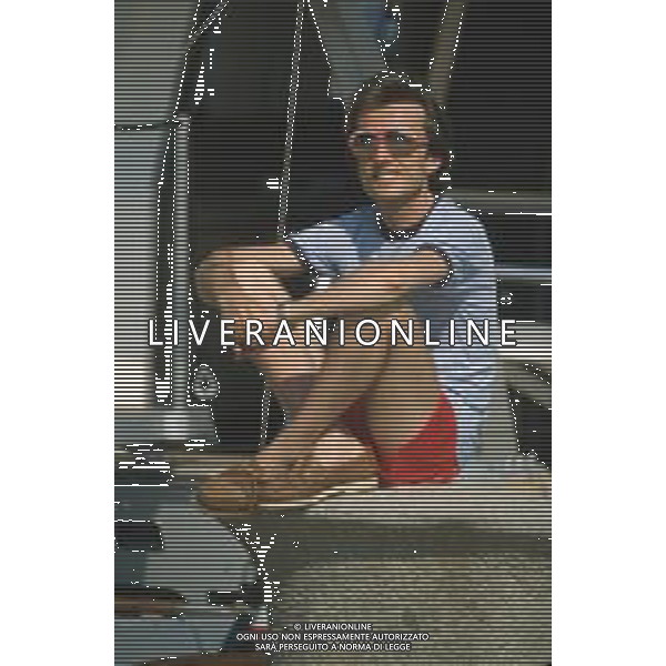 DIAP-RETROSPETTIVA LUCA CORDERO DI MONTEZEMOLO IMPRENDITORE E DIRIGENTE D\'AZIENDA NELLA FOTO LUCA CORDERO DI MONTEZEMOLO IN SARDEGNA NELL\'ANNO 1979 FOTO ENRICO LIVERANI-AG ALDO LIVERANI SAS