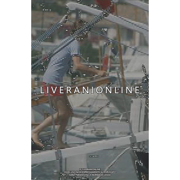 DIAP-RETROSPETTIVA LUCA CORDERO DI MONTEZEMOLO IMPRENDITORE E DIRIGENTE D\'AZIENDA NELLA FOTO LUCA CORDERO DI MONTEZEMOLO IN SARDEGNA NELL\'ANNO 1979 FOTO ENRICO LIVERANI-AG ALDO LIVERANI SAS