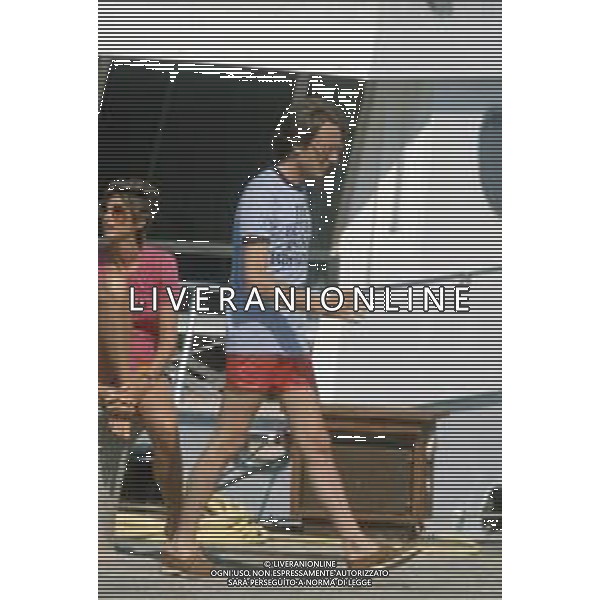 DIAP-RETROSPETTIVA LUCA CORDERO DI MONTEZEMOLO IMPRENDITORE E DIRIGENTE D\'AZIENDA NELLA FOTO LUCA CORDERO DI MONTEZEMOLO IN SARDEGNA NELL\'ANNO 1979 FOTO ENRICO LIVERANI-AG ALDO LIVERANI SAS