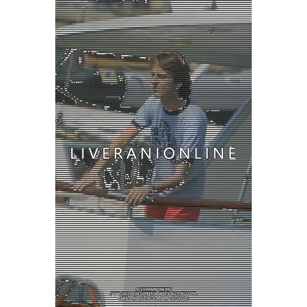 DIAP-RETROSPETTIVA LUCA CORDERO DI MONTEZEMOLO IMPRENDITORE E DIRIGENTE D\'AZIENDA NELLA FOTO LUCA CORDERO DI MONTEZEMOLO IN SARDEGNA NELL\'ANNO 1979 FOTO ENRICO LIVERANI-AG ALDO LIVERANI SAS