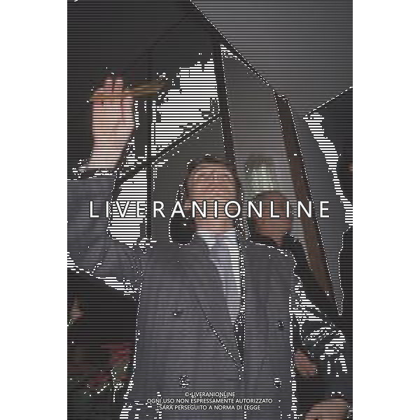 DIAP-RETROSPETTIVA LUCA CORDERO DI MONTEZEMOLO IMPRENDITORE E DIRIGENTE D\'AZIENDA NELLA FOTO LUCA CORDERO DI MONTEZEMOLO CON GINO PAOLI NELL\'ANNO 1985 AG ALDO LIVERANI SAS 