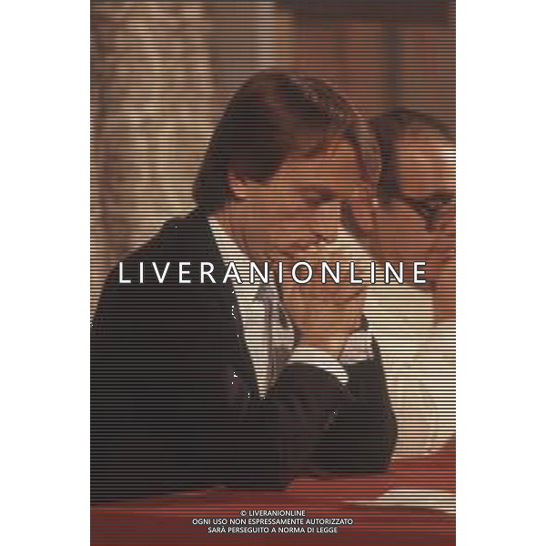 DIAP-RETROSPETTIVA LUCA CORDERO DI MONTEZEMOLO IMPRENDITORE E DIRIGENTE D\'AZIENDA NELLA FOTO LUCA CORDERO DI MONTEZEMOLO NELL\'ANNO 1989 AG ALDO LIVERANI SAS