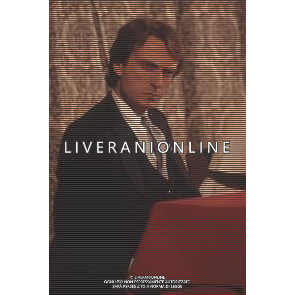 DIAP-RETROSPETTIVA LUCA CORDERO DI MONTEZEMOLO IMPRENDITORE E DIRIGENTE D\'AZIENDA NELLA FOTO LUCA CORDERO DI MONTEZEMOLO NELL\'ANNO 1989 AG ALDO LIVERANI SAS