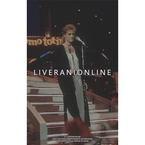 DIAP- RETROSPETTIVA LENA BIOLCATI CANTANTE NELLA FOTO LENA BIOLCATI AL FESTIVAL DI SANREMO SEZIONE NUOVE PROPOSTE NELL’ANNO 1985 AGENZIA ALDO LIVERANI SAS