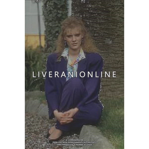 DIAP- RETROSPETTIVA LENA BIOLCATI CANTANTE NELLA FOTO LENA BIOLCATI AL FESTIVAL DI SANREMO SEZIONE NUOVE PROPOSTE NELL’ANNO 1985 AGENZIA ALDO LIVERANI SAS