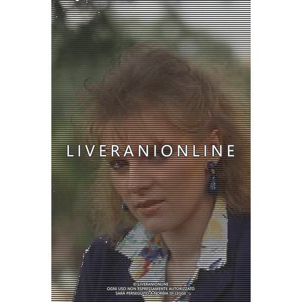 DIAP- RETROSPETTIVA LENA BIOLCATI CANTANTE NELLA FOTO LENA BIOLCATI AL FESTIVAL DI SANREMO SEZIONE NUOVE PROPOSTE NELL’ANNO 1985 AGENZIA ALDO LIVERANI SAS