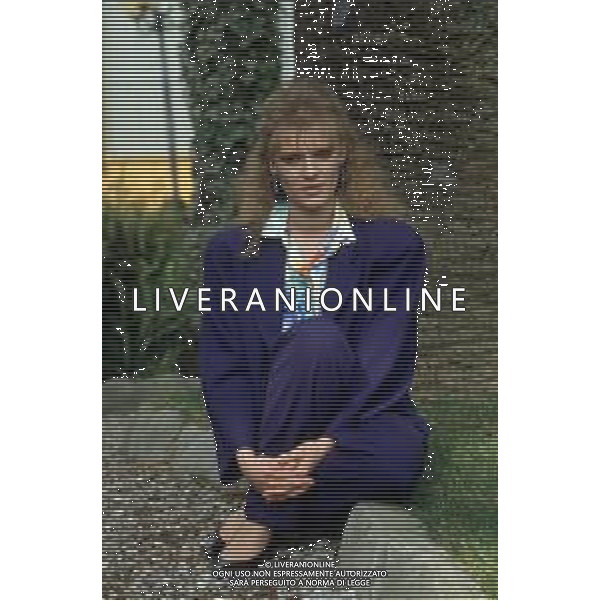 DIAP- RETROSPETTIVA LENA BIOLCATI CANTANTE NELLA FOTO LENA BIOLCATI AL FESTIVAL DI SANREMO SEZIONE NUOVE PROPOSTE NELL’ANNO 1985 AGENZIA ALDO LIVERANI SAS