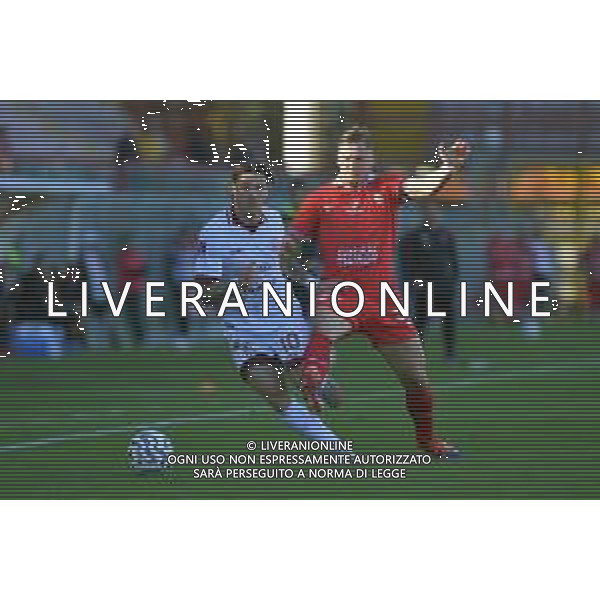 Perugia vs Arezzo Campionato Serie C Sky Wifi - 13 Giornata Stadio Renato Curi - Perugia 09-11-2025 nella foto Pattarello e Megelaitis Foto di Federico Gaetano - ag.Aldo Liverani- AGENZIA ALDO LIVERANI SAS