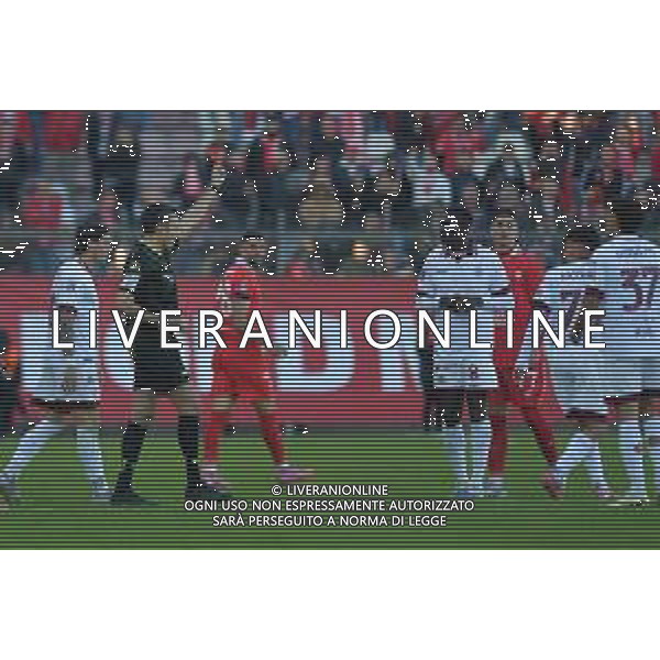 Perugia vs Arezzo Campionato Serie C Sky Wifi - 13 Giornata Stadio Renato Curi - Perugia 09-11-2025 nella foto Espulsione Iaccarino Foto di Federico Gaetano - ag.Aldo Liverani- AGENZIA ALDO LIVERANI SAS