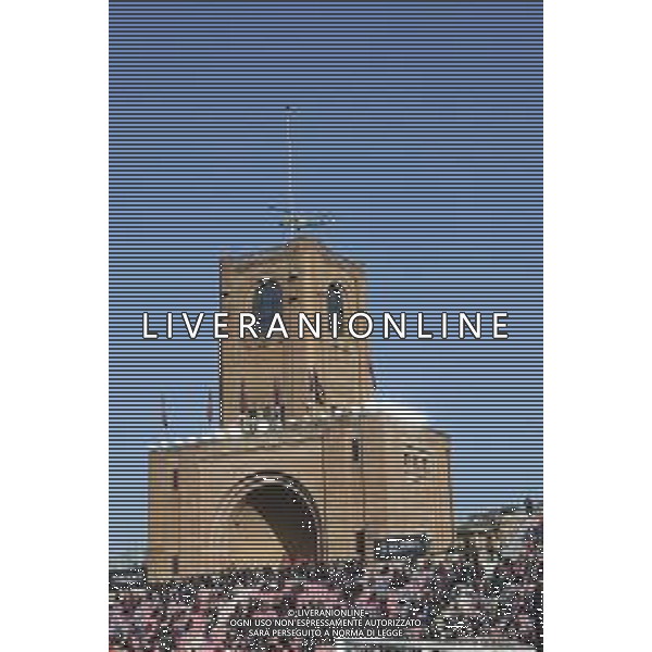 Elicottero Polizia - the Elicopter fly over stadium before Bologna BFC vs SSC Napoli, 11° Serie A Enilive 2025-26 game at Renato Dall\'Ara stadium in Bologna (BO), Italy, on November 09, 2025. (Photo by Davide Casentini)- AGENZIA ALDO LIVERANI SAS