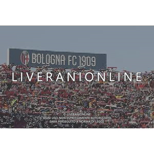 Tifosi - Bologna fans show their support during Bologna BFC vs SSC Napoli, 11° Serie A Enilive 2025-26 game at Renato Dall\'Ara stadium in Bologna (BO), Italy, on November 09, 2025. (Photo by Davide Casentini)- AGENZIA ALDO LIVERANI SAS