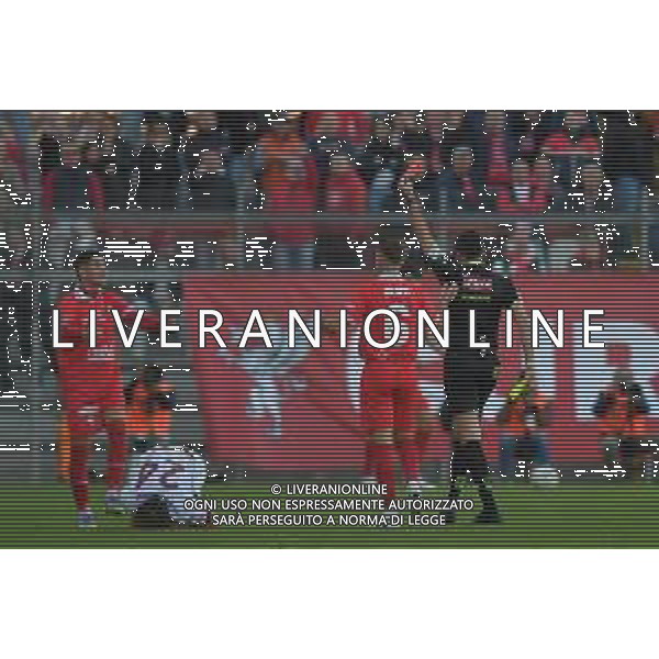 Perugia vs Arezzo Campionato Serie C Sky Wifi - 13 Giornata Stadio Renato Curi - Perugia 09-11-2025 nella foto Espulsione Manzari Foto di Federico Gaetano - ag.Aldo Liverani- AGENZIA ALDO LIVERANI SAS