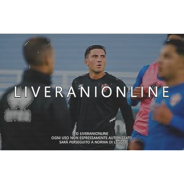 09-11-2025 NOVARA-CAMPIONATO DI CALCIO LEGA PRO NOVARA-LECCO NELLA FOTO Elia Boseggia durante il riscaldamento FOTO ANDREA MARANGON-AG ALDO LIVERANI SAS