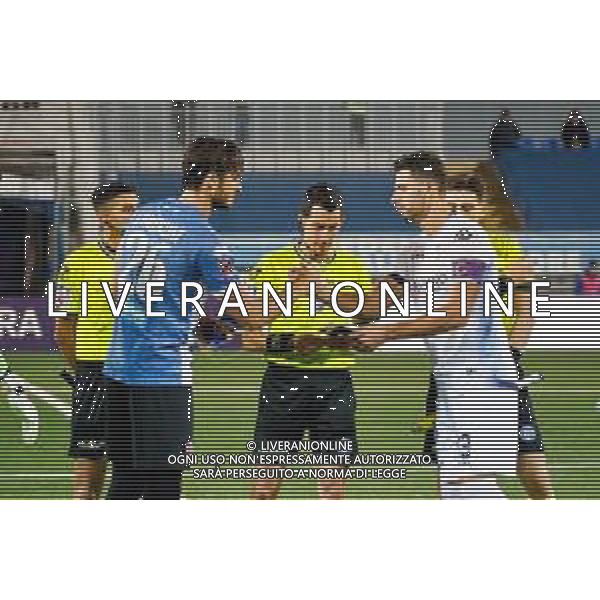 09-11-2025 NOVARA-CAMPIONATO DI CALCIO LEGA PRO NOVARA-LECCO NELLA FOTO Lorenzini e Battistini Matteo FOTO ANDREA MARANGON-AG ALDO LIVERANI SAS