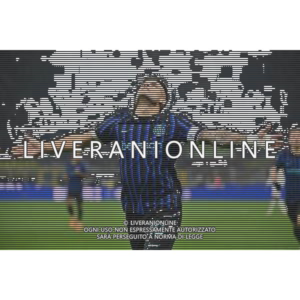 Inter vs Lazio nella foto Lautaro Martinez (Inter) esultanza dopo il gol dell\'1 a 0 Milano 09-11-2025 Stadio Giuseppe Meazza - San Siro Inter vs Lazio Campionato Serie A Enilive -11a giornata foto Roberto Garavaglia/Agenzia Aldo Liverani sas