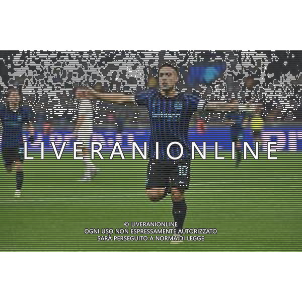 Inter vs Lazio nella foto Lautaro Martinez (Inter) esultanza dopo il gol dell\'1 a 0 Milano 09-11-2025 Stadio Giuseppe Meazza - San Siro Inter vs Lazio Campionato Serie A Enilive -11a giornata foto Roberto Garavaglia/Agenzia Aldo Liverani sas